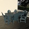 Highwood Usa Hamilton 7pc Rectangular Outdoor Patio Furniture Dining Set 84 x 42 AD-ST7HM1CO5AA-NBE - alternate 3